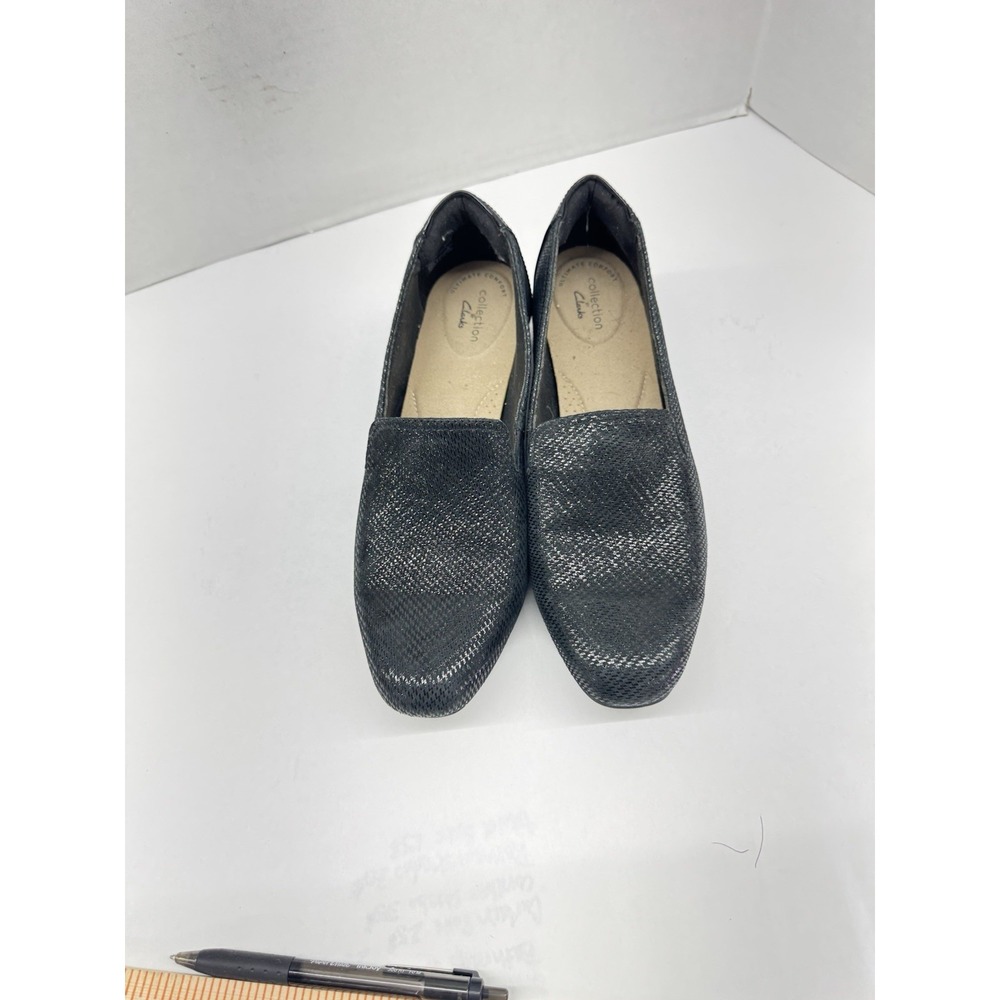 Clarks Collection Leather Loafers - Juliet Hanley  Women's‎ Black 9.5 Casual